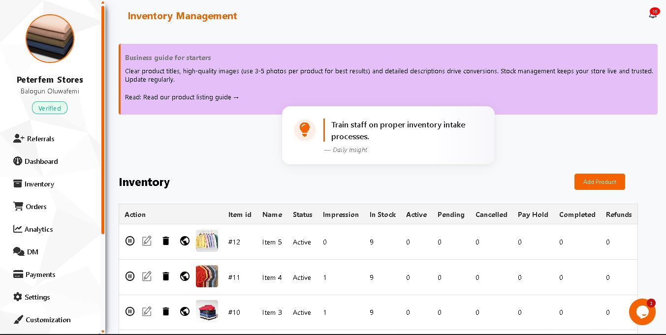 Mastering Your Inventory: From Listings to Insights